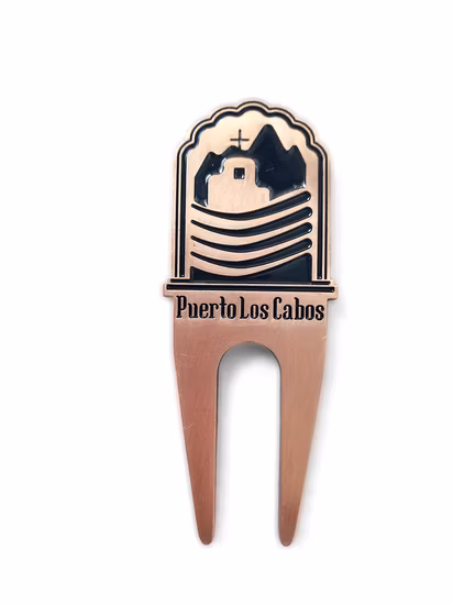 Heißer Verkauf personalisierter Golf Pitchgabel Schöner magnetischer Golfballmarker